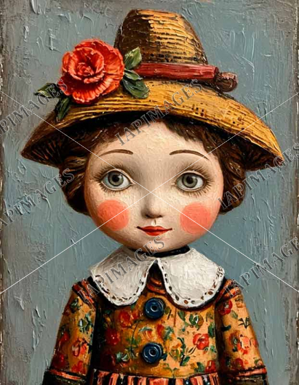 The doll in the hat
