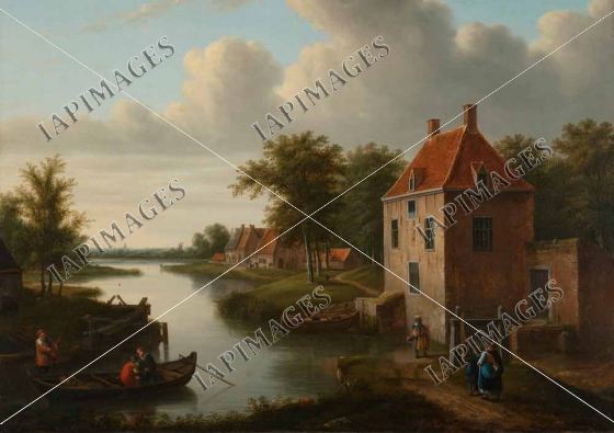 The house is very close to the river